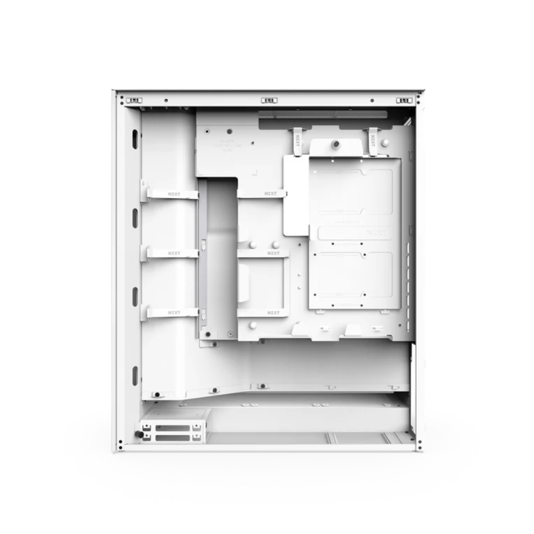 NZXT H7 Flow TG Mesh 2024 ATX White Case CM-H72FW-01
