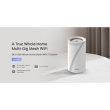 TPLink Deco BE65 (3-Pack) BE11000 Whole Home Mesh Wi-Fi 7 System