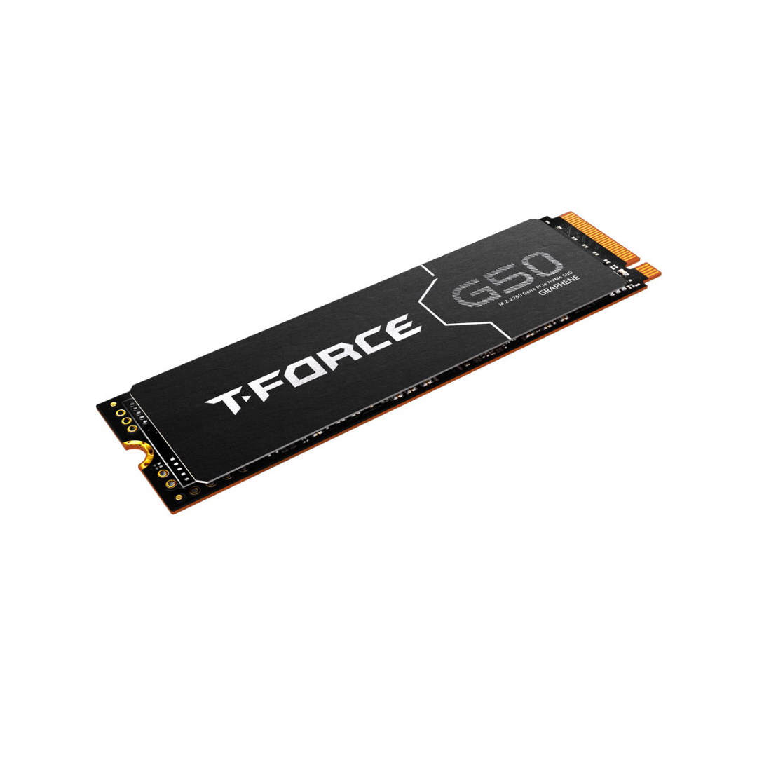 TeamGroup T-Force G50 Graphene M.2 2280 PCIe 4.0 X4 Internal SSD with Graphene Heat-Sink