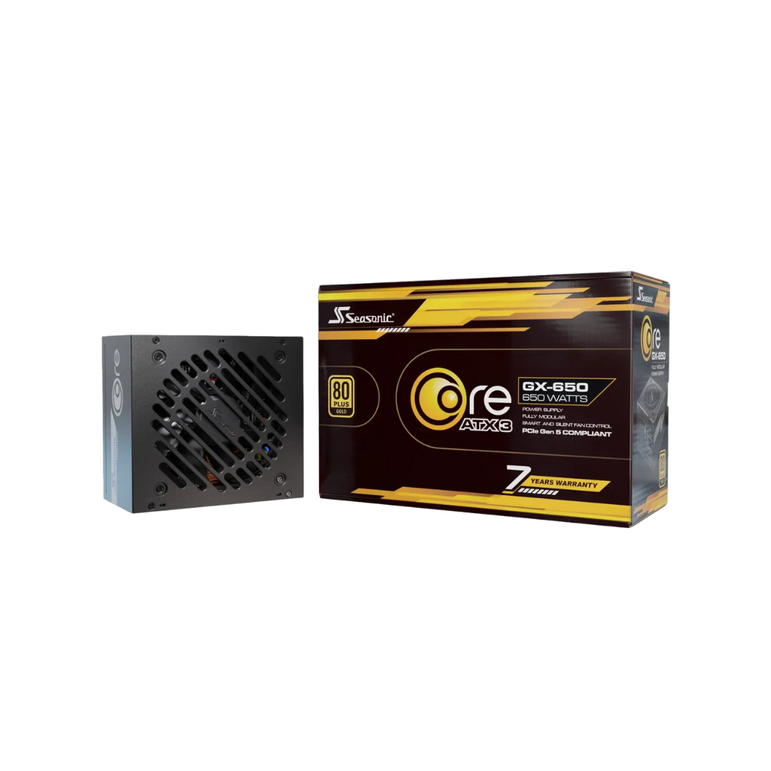 Seasonic Core GX-650 V2 GOLD 650watts BLACK ATX 3.1 & PCIe Gen 5