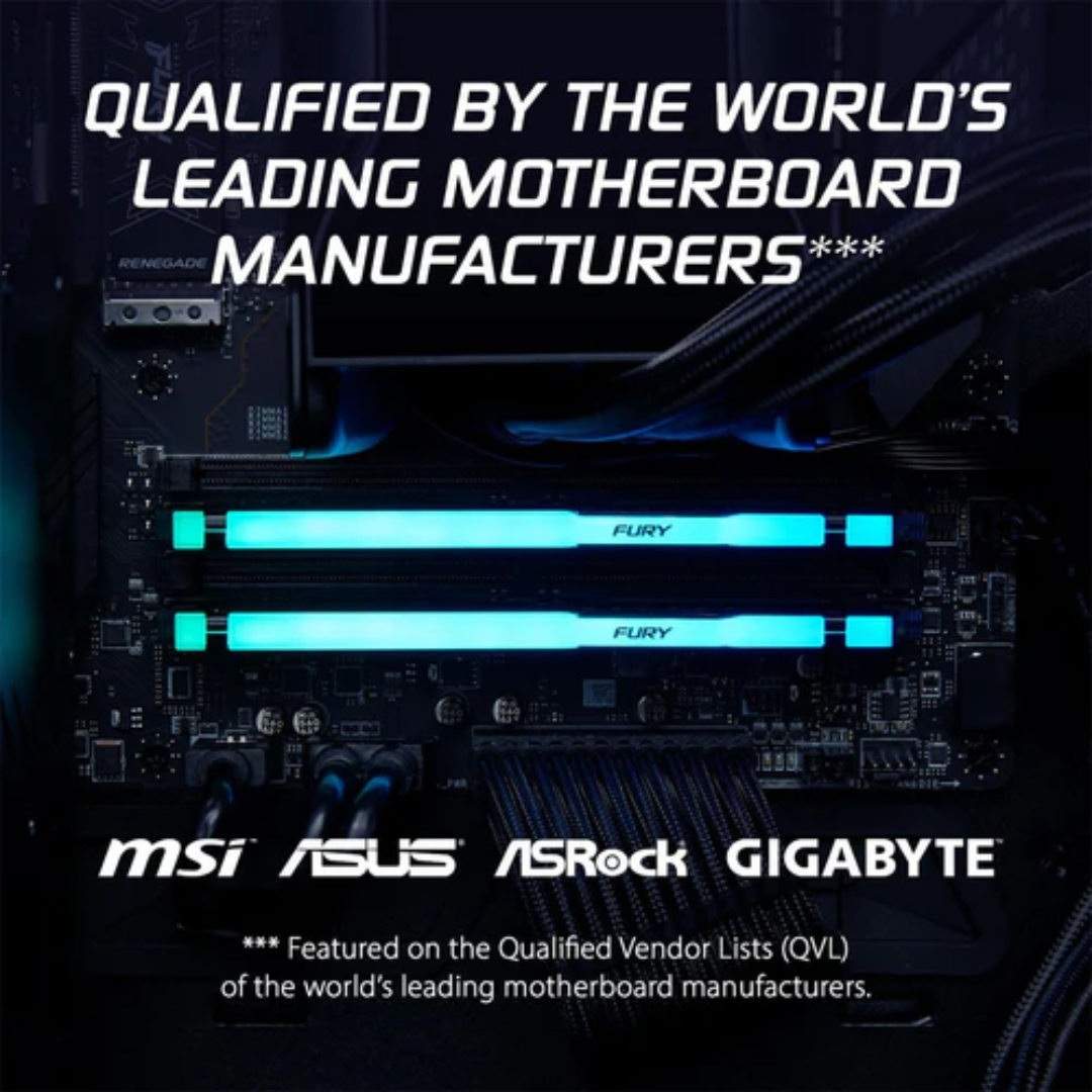Kingston Fury Beast RGB 16GB DDR5 6000MT/s CL30 KF560C30BBEA-16