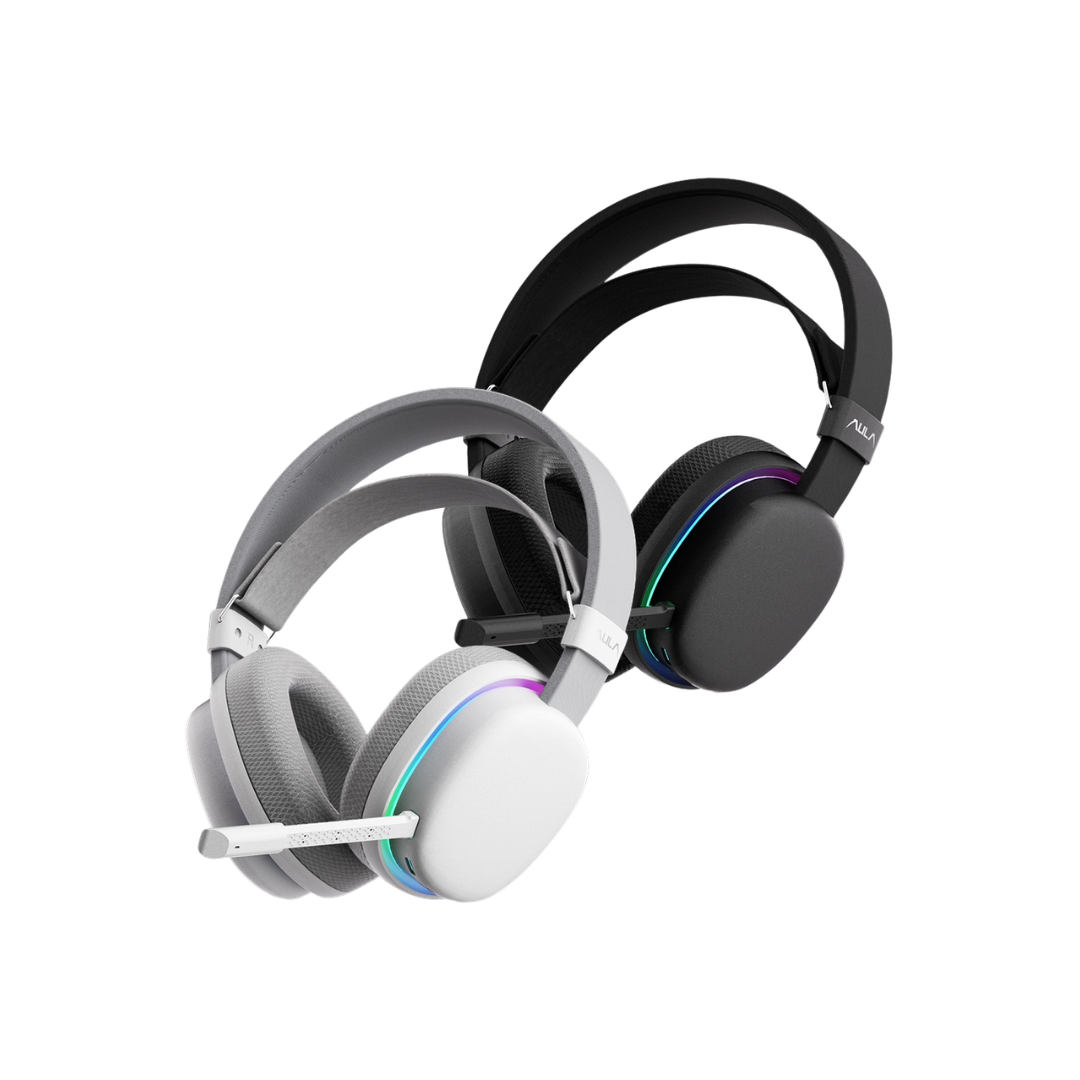AULA Wind G7 PRO Tri-Mode Wireless Gaming Headset ( Black | White )