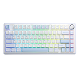 AULA F75 Mechanical Keyboard 75% 80 Key RGB Tri-Mode Wired Bluetooth 2.4G Gasket Structure Hot-swap Gaming Keyboard