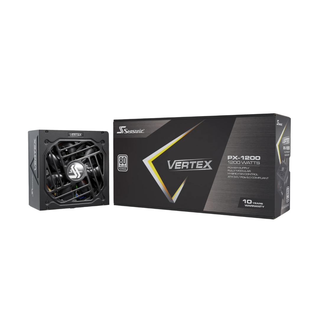 Seasonic Vertex PX-1200 Platinum 1200W Full Modular ATX3.0 PCIE5 Power Supply 12122PXAFS