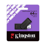 Kingston DataTraveler Exodia S USB Flash Drive USB3.2 DTXS/64GB wth swivel cap