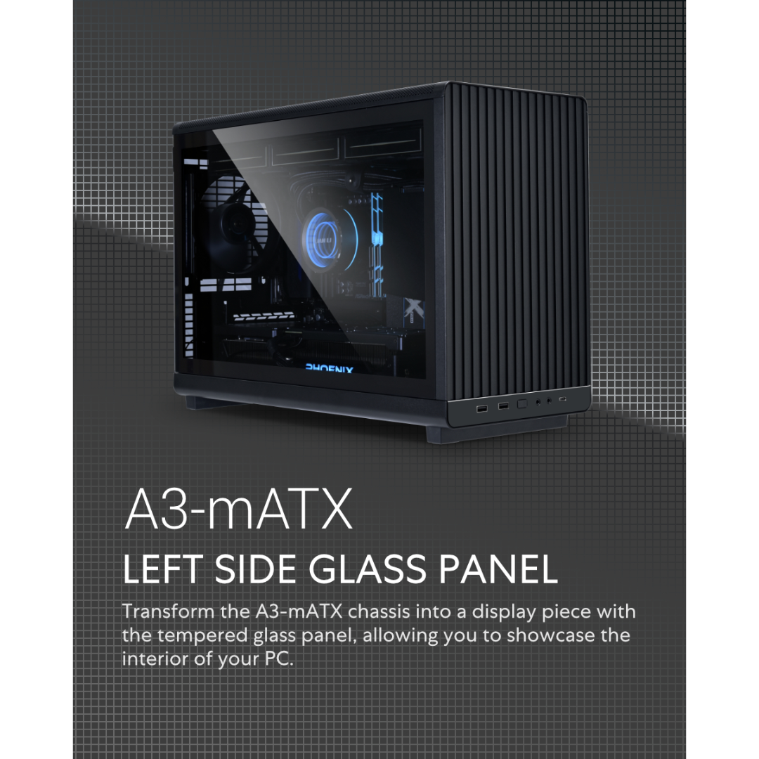 LIAN LI Dan A3-mATX Small Case for mATX / Mini ITX ( Black | White )