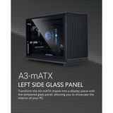 LIAN LI Dan A3-mATX Small Case for mATX / Mini ITX ( Black | White )