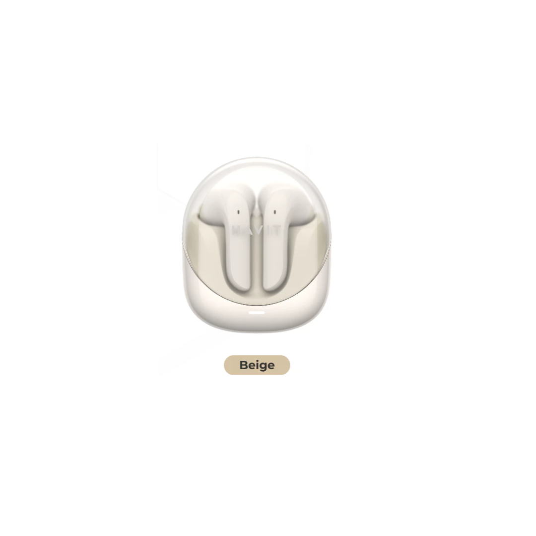 HAVIT TW974 Modern Earbuds | Chic And Stylish Design | 60ms Game Mode Low Latency | USB Port: Type-C