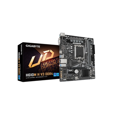 Gigabyte H610M H V3 DDR4 LGA 1700 Intel 12th and 13th Gen Motherboard m.2 vga hdmi
