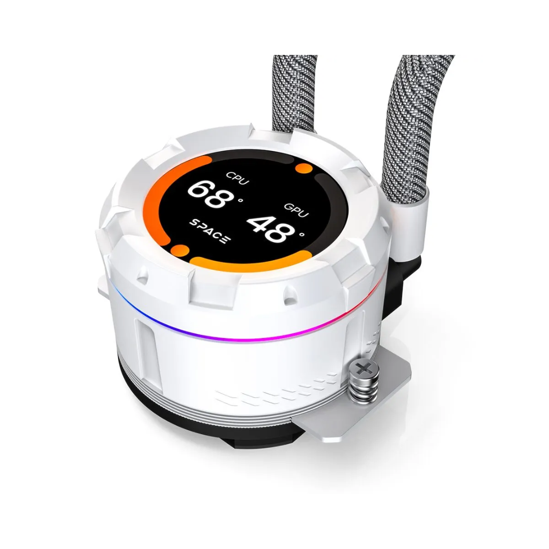ID Cooling Space SL360 XE aRGB White 360mm AIO Cooler LCD display
