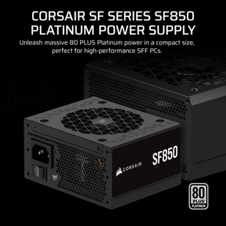 Corsair SF850 SFX 850W 80+ PLATINUM Fully Modular Power Supply CP-9020256-NA