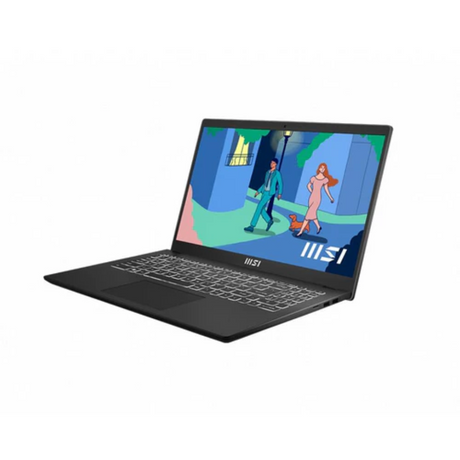 MSI Modern 15 B12MO-697PH Laptop (Classic Black) | 15.6" FHD 1920x1080 | i5-1235U | 16GB RAM | 512GB SSD | Intel Iris Xe Graphics | Windows 11 Home | MS Office Home & Student 2021 | MSI Sleeve Bag