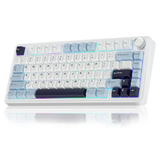 AULA F75 Mechanical Keyboard 75% 80 Key RGB Tri-Mode Wired Bluetooth 2.4G Gasket Structure Hot-swap Gaming Keyboard
