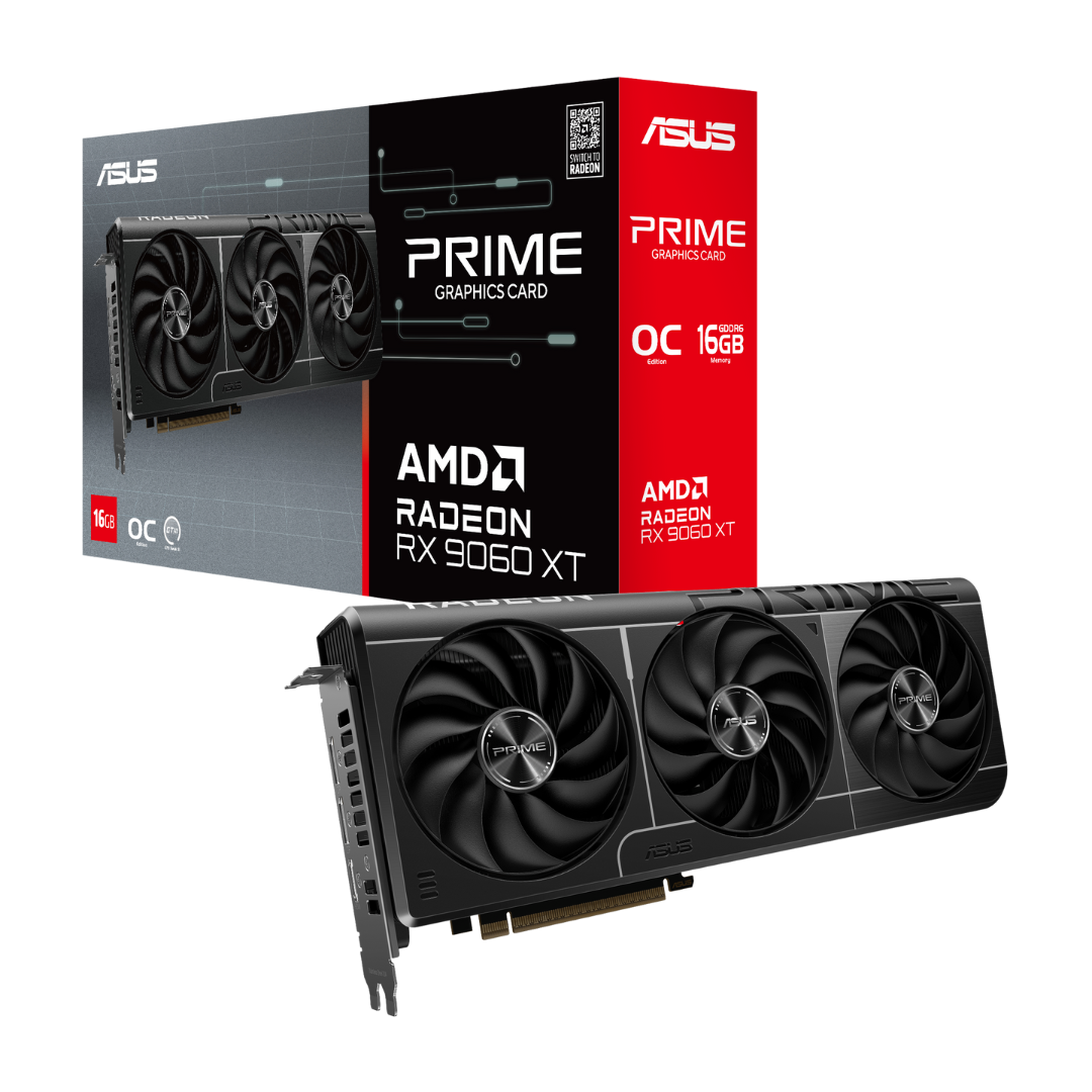 Asus Prime RX 9060 XT 16GB OC GDDR6 PRIME-RX9060XT-O16G Graphics
