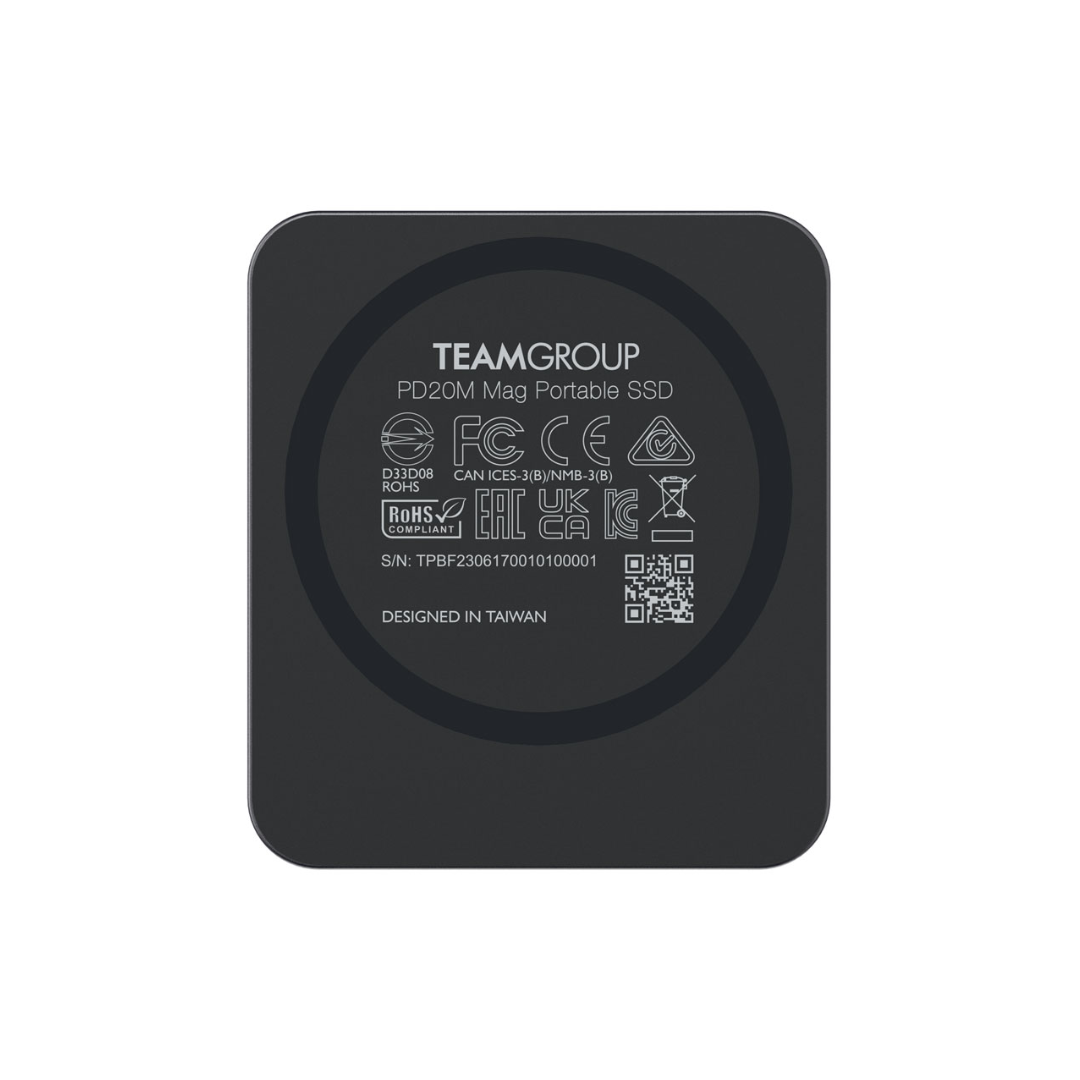 Teamgroup PD20M Mag Portable SSD 1TB Titanium Gray