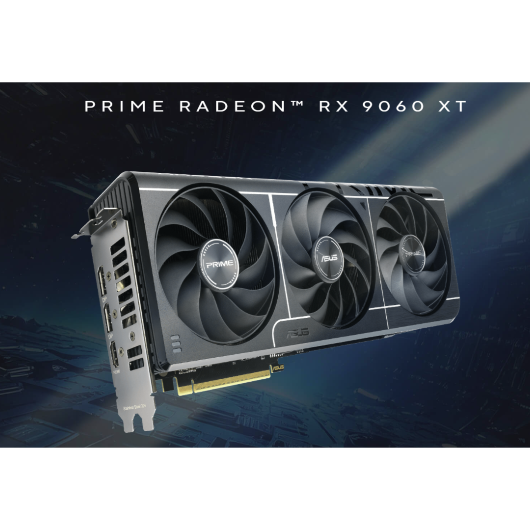 Asus Prime RX 9060 XT 16GB OC GDDR6 PRIME-RX9060XT-O16G Graphics Card