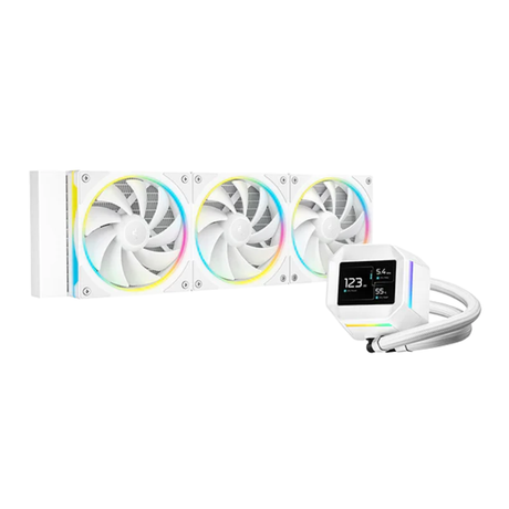 DeepCool LM360 360mm 6th Gen ARGB Liquid Cooler with 2.4" LCD Screen ( Black R-LM360-BKDMMC-1 | White R-LM360-WHDMMC-1 )