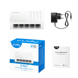 Cudy FS105D 5-Port 10/100Mbps Desktop Switch