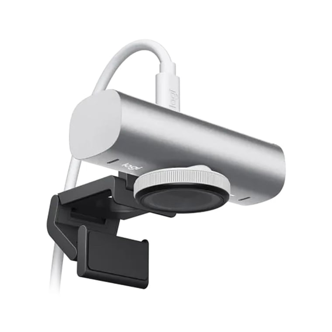 Logitech MX Brio 4K Ultra HD 1080P Webcam (Pale Gray)