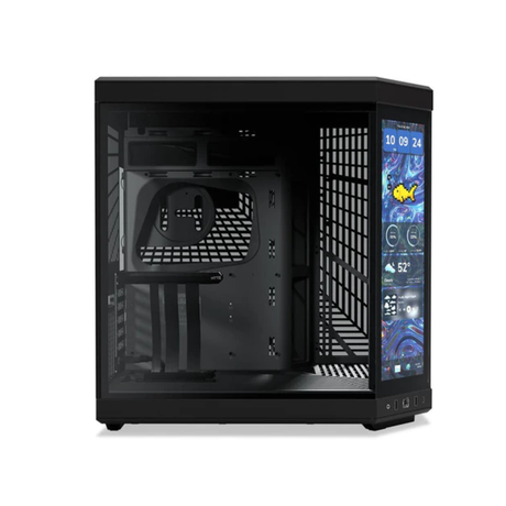 Hyte Y70 Touch Infinite Modern Aesthetic Case (Pitch Black, Black Cherry, Panda, Snow White)