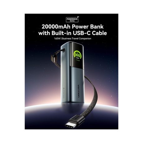 Vention 165W 20000mAh Laptop Powerbank Fast Charging Power Bank FKFH0