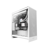 NZXT H7 Flow TG Mesh 2024 ATX White Case CM-H72FW-01