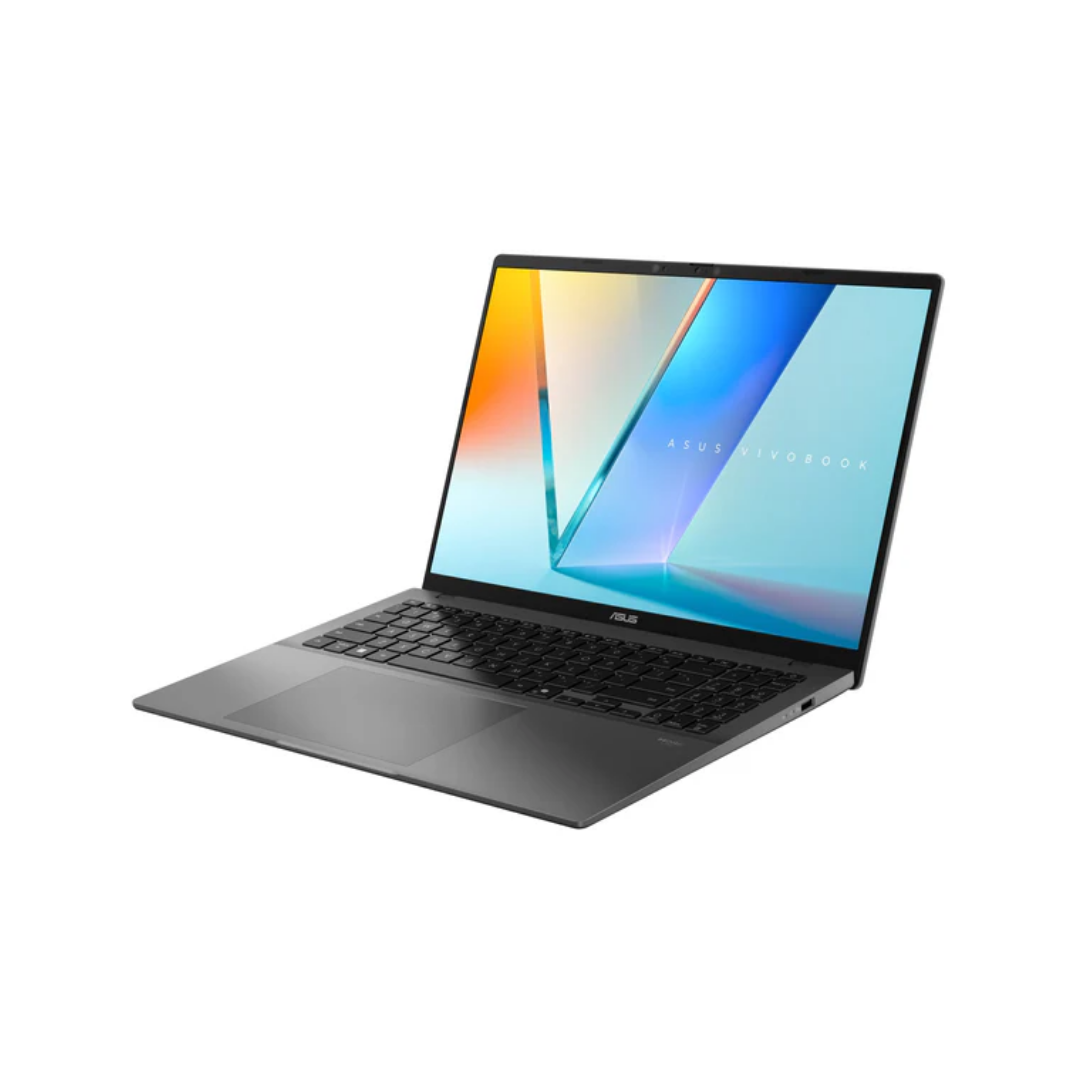 Asus Vivobook S16 S3607QA-PL003WSM Laptop (Matte Gray) | 16" 2.5K (2560x1600) 144Hz IPS | Snapdragon X X1 26 100 | 16GB RAM | 512GB SSD | Qualcomm Adreno GPU | Windows 11 Home | MS Office Home 2024 + MS 365 Basic + Asus Backpack