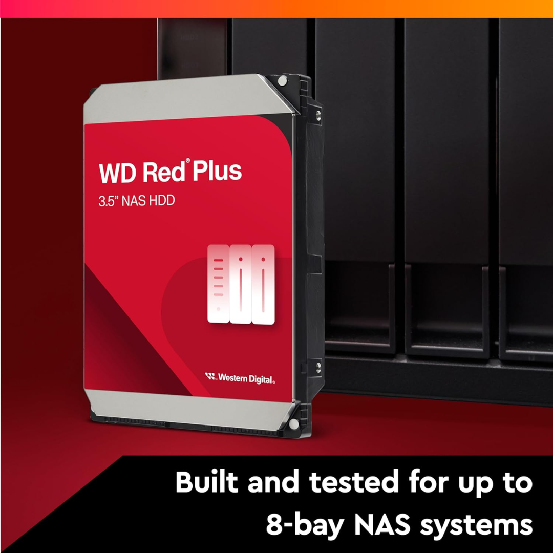 Western Digital WD Red Plus 10TB WD101EFGX NAS Hard Drive 3.5"