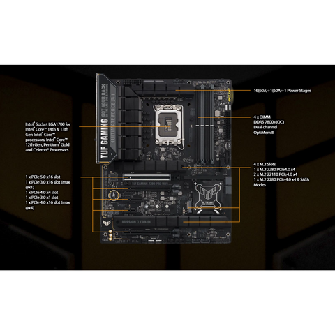 Asus TUF Gaming Z790-PRO WiFi DDR5 LGA 1700 Motherboard