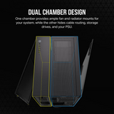 Corsair 6500X Black Dual Chamber Case CC-9011257-WW