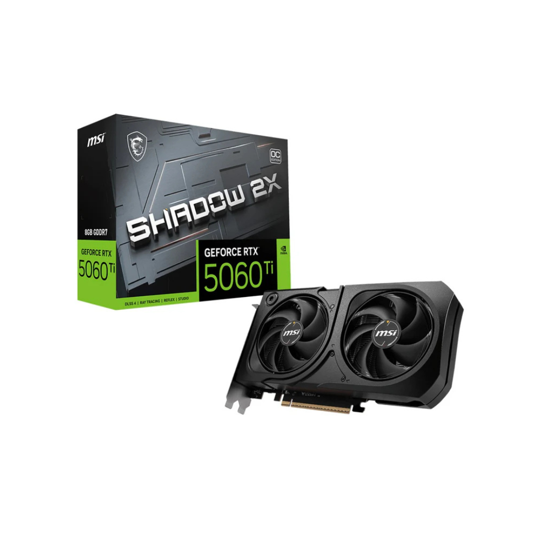 MSI RTX 5060 Ti Shadow 2X OC Plus 8GB Graphics Card