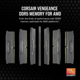 Corsair Vengeance 16GB Single DDR5 6000MTs CL36 CMK16GX5M1E6000Z36 Desktop Memory