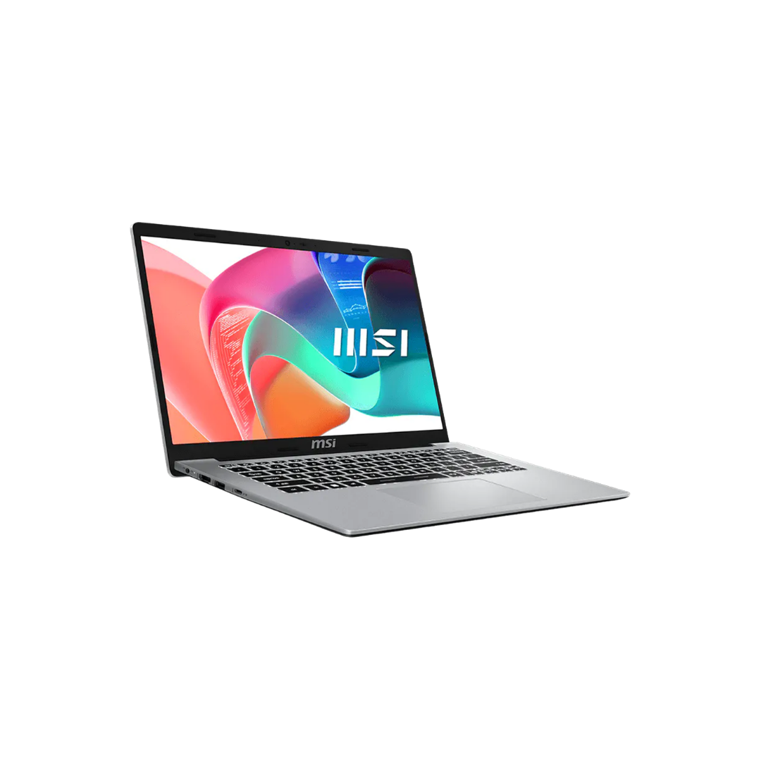 MSI Modern 14 F1MG-890PHNN Laptop (Urban Silver) | 14" IPS FHD 1920x1080 | Intel Core 7-150U | 16GB RAM | 512GB SSD | Intel Graphics | Windows 11 Home | MSI Sleeve Bag