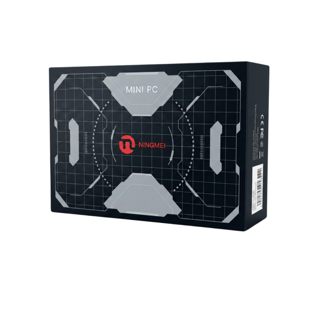 Ningmei NP50R-74U165 Mini PC (Black) AMD Ryzen 5 7430U | 16GB RAM | 512GB SSD | Windows 11 Pro | hdmi Usb-C