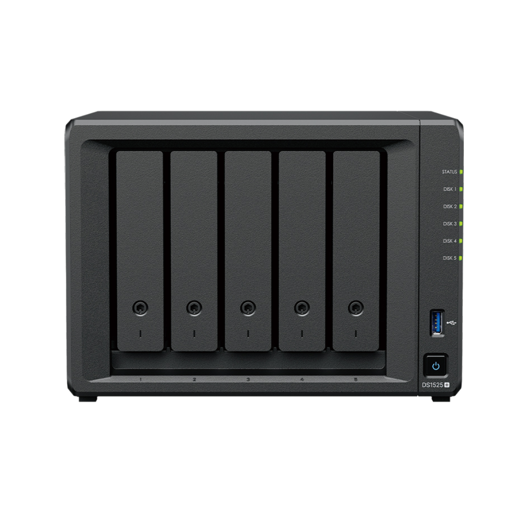 Synology DS1525+ Diskless System 5-Bay Dualcore 8G NAS DiskStation