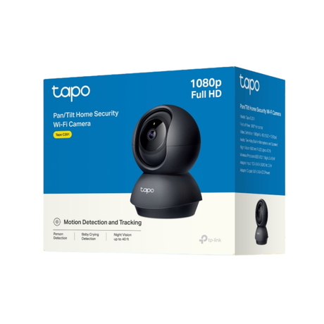 TP-Link Tapo C201 1080p Full HD WiFi IP Security Cctv Sale Camera Connect to Cellphone with Mic and Speaker Pan/Tilt