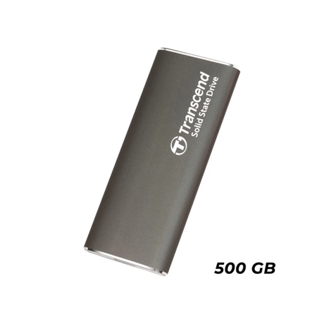 Transcend ESD265C 500GB USB 10Gbps Up to 1050MB/s Type-C Portable SSD TS500GESD265C