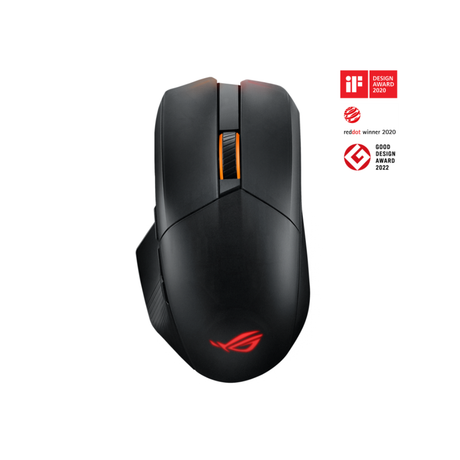 Asus ROG Chakram X Origin Wireless RGB Gaming Mouse P708 (Translucent Black & Silver)