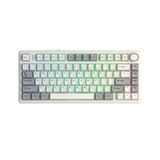 AULA F75 Mechanical Keyboard 75% 80 Key RGB Tri-Mode Wired Bluetooth 2.4G Gasket Structure Hot-swap Gaming Keyboard