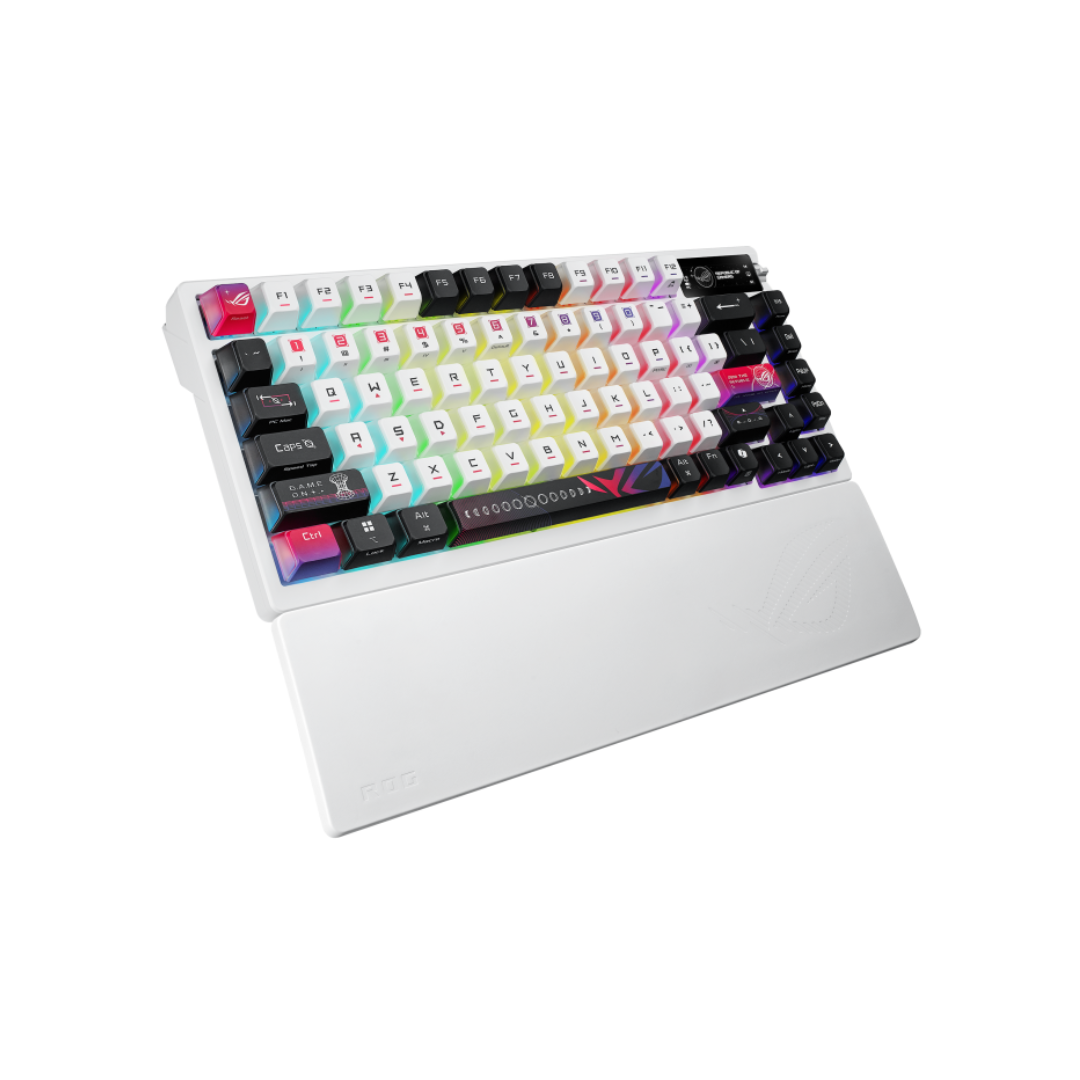 Asus ROG AZOTH X 75% Wireless White Mechanical Gaming Keyboard ROG NX SNOW V2 SWITCH M704