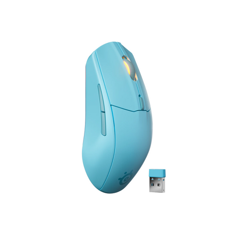 SteelSeries Rival 3 Gen 2 18K DPI Optical Sensor Lightweight Comfortable Wireless Gaming Mouse ( Aqua 62526 | Lavender 62525 )