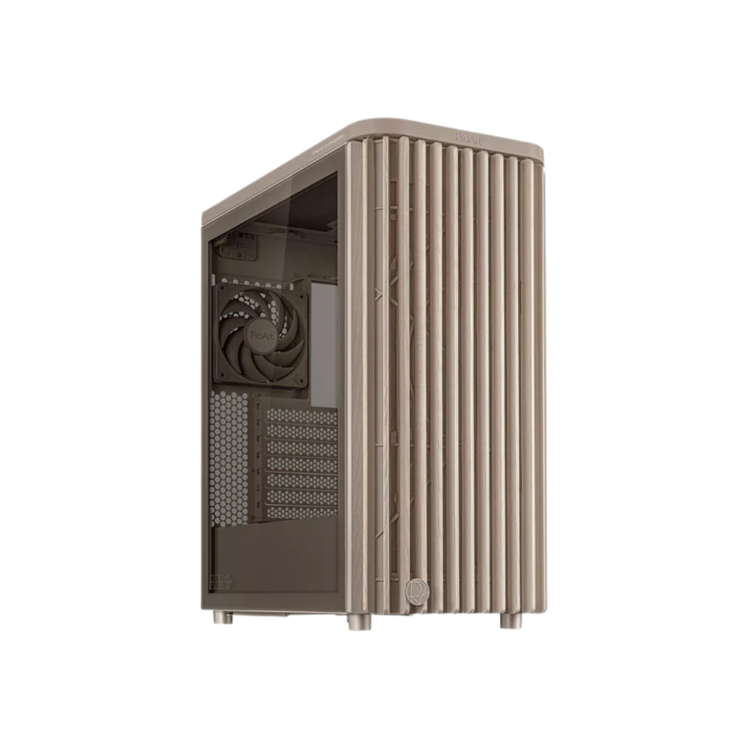 Asus ProArt PA401 Wood PWM TG Beige USB3 1C 2A ATX PC Case