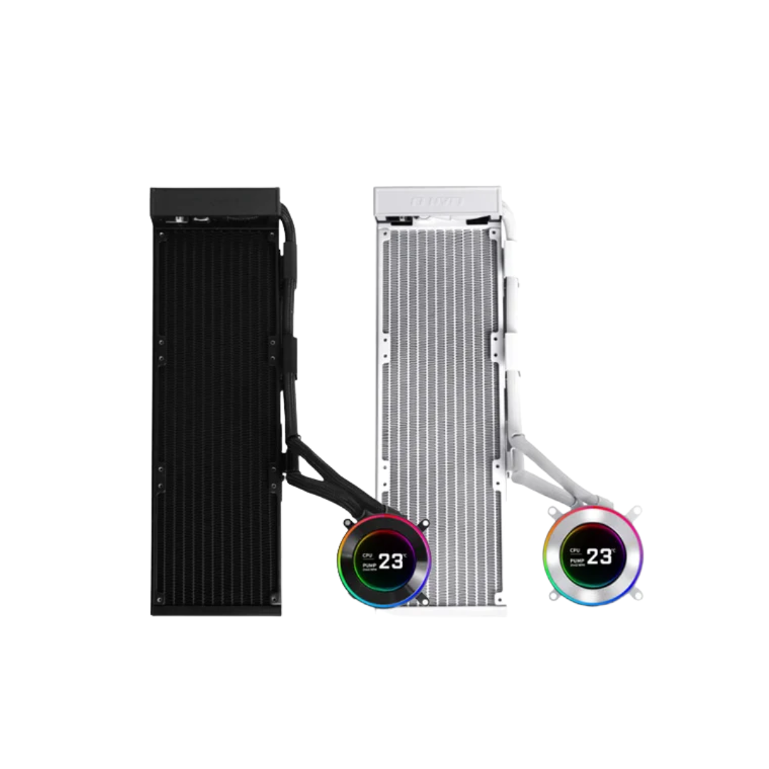Lian Li HydroShift II LCD-C 360N 360mm AIO LC Cooler LCD Display Non-Fan ( Black | White G89.GHS2LCD36W.00 )