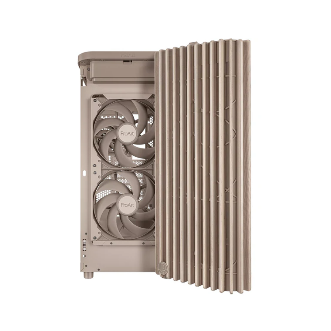 Asus ProArt PA401 Wood PWM TG Beige USB3 1C 2A ATX PC Case