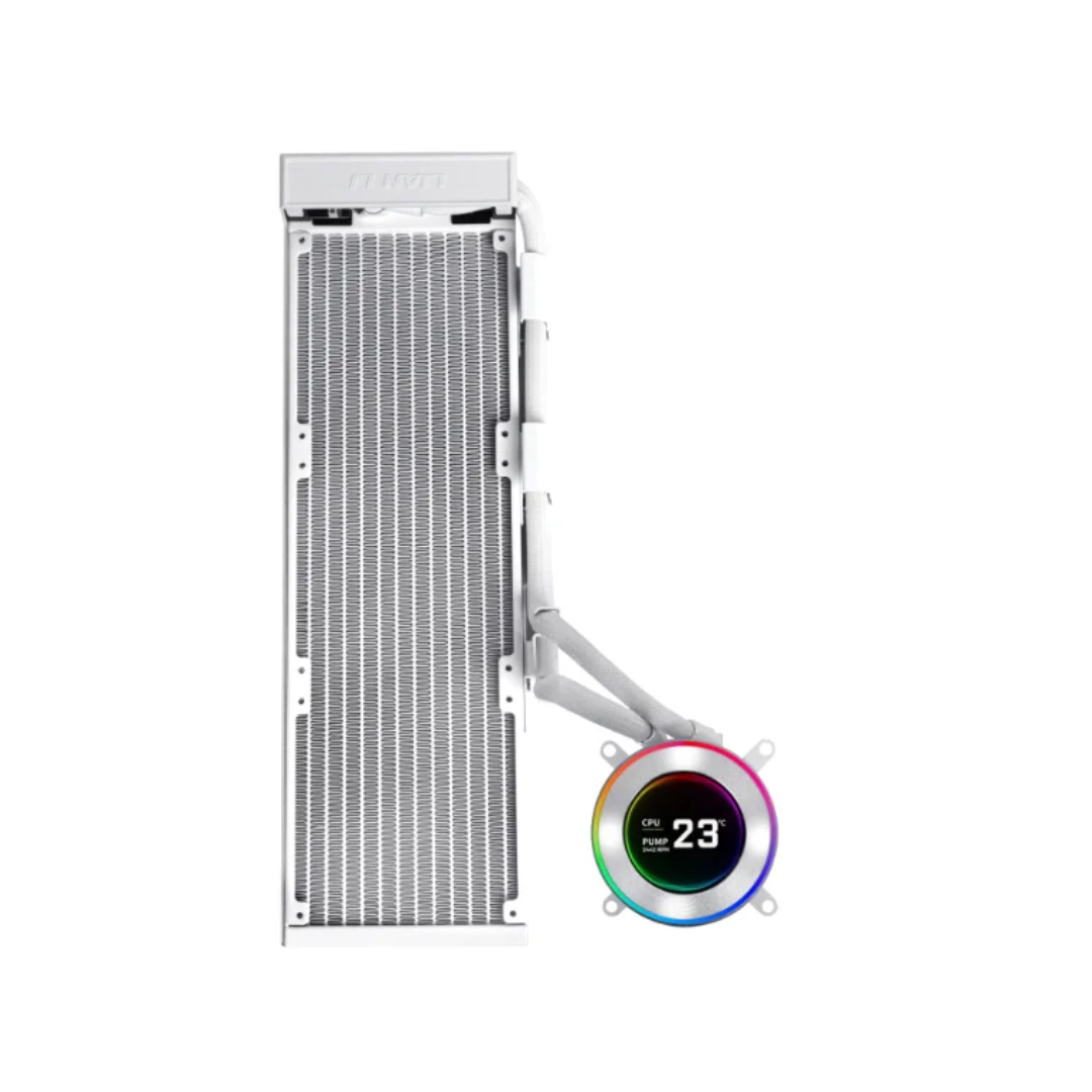 Lian Li HydroShift II LCD-C 360N 360mm AIO LC Cooler LCD Display Non-Fan ( Black | White G89.GHS2LCD36W.00 )