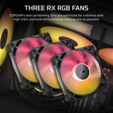 Corsair iCue Link Titan 360 LCD RX LCD AIO Black Extreme Performance 360mm RGB Liquid CPU Cooler CW-9061023-WW
