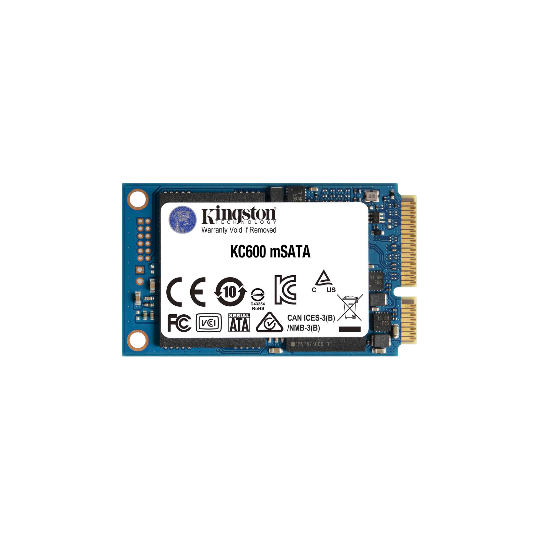 Kingston KC600 mSATA 2.5" SATA III 3D TLC NAND Internal SSD Drive ( SKC600MS/1024G - SKC600MS/512G )