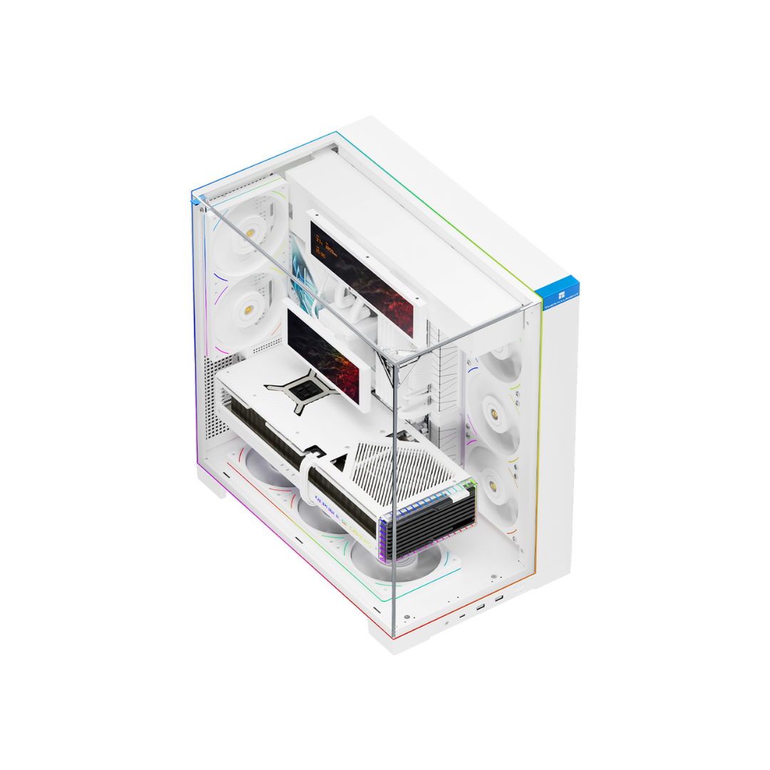 Thermalright TL-A70 Vision Panoramic ATX Case (Black | White)