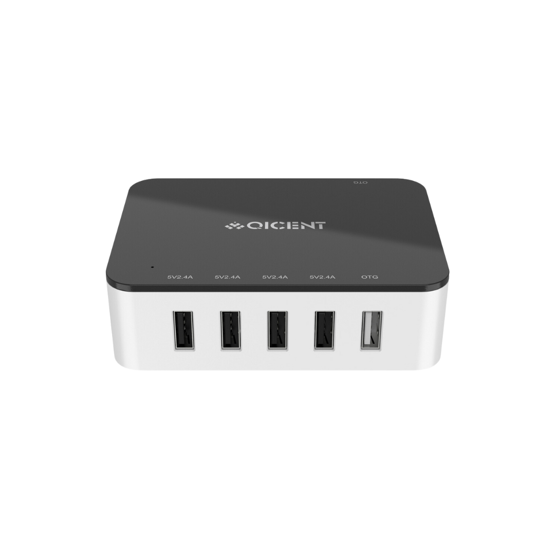 QICENT DO-5U-US-BK 39W 5-Port USB Charging Station