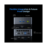 GMKtec M3 ULTRA NucBox Mini PC (Black) - Intel i7-12700H | 32GB DDR4 | 1TB M.2 | WiFi 6 | 2.5G | Windows 11 Pro
